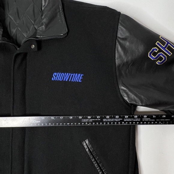 Showtime Championship Boxing Varsity Jacket Vtg 90s Wool Embroidered Made USA L - Picture 6 of 14